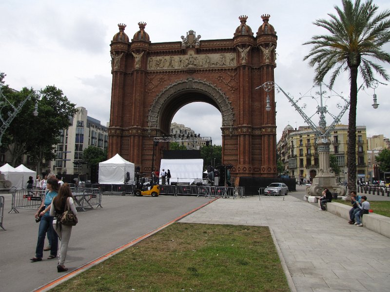 barcelona_Arc de Triomf.jpg - De Arc de Triomf van Barcelona.